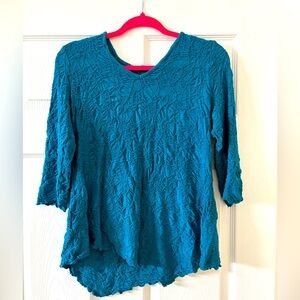 Pretty Turquoise Stretch Top